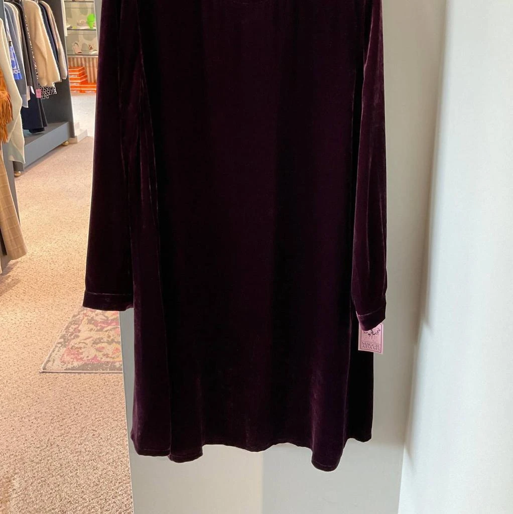 Eileen Fisher Eileen Fisher - Velvet Crew Neck Dress 4