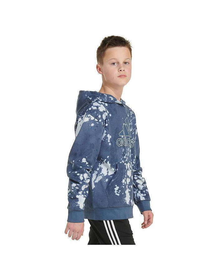 Adidas Boys' Bleach Wash Logo Hoodie - Big Kid 5