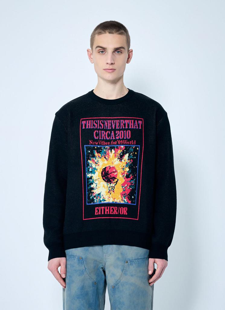 thisisneverthat Thisisneverthat® Basketball Hoop Knit Pullover