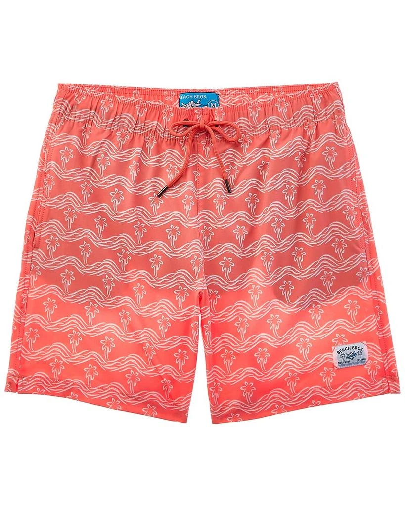 BEACH BROS Brush Palm Waves Swim Short 1