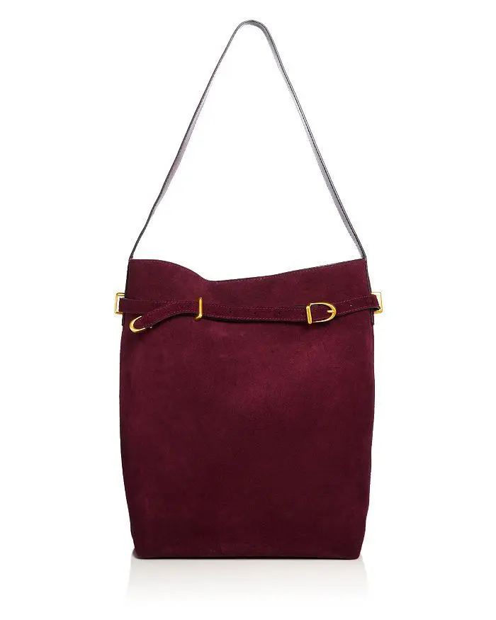 Madewell The Belted Suede Satchel Bag