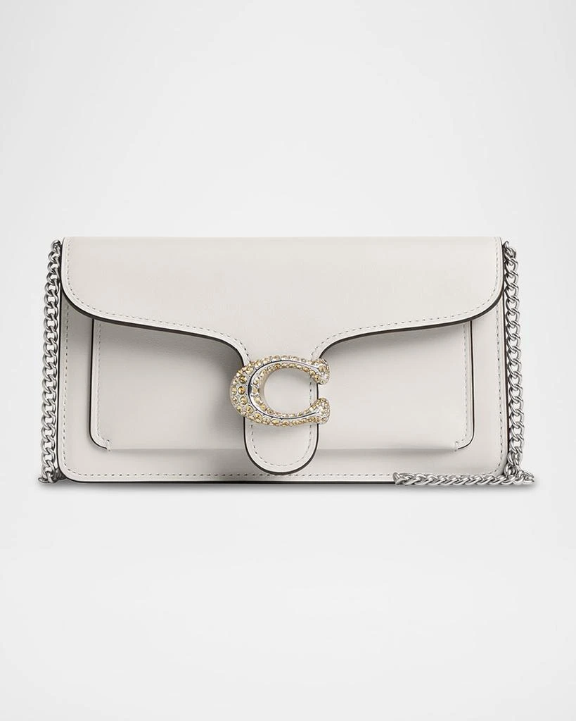 Coach Tabby Leather Clutch Bag with Chain 1