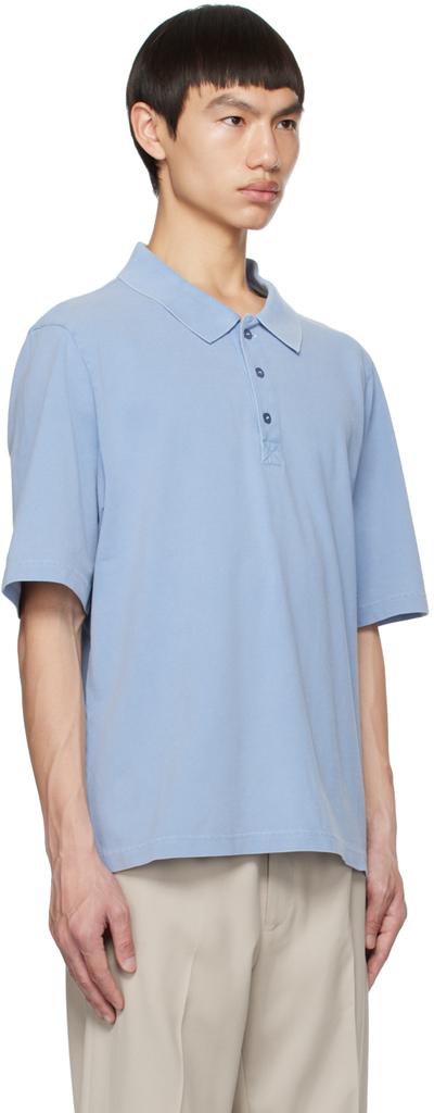 Filippa K Blue Boxy Polo