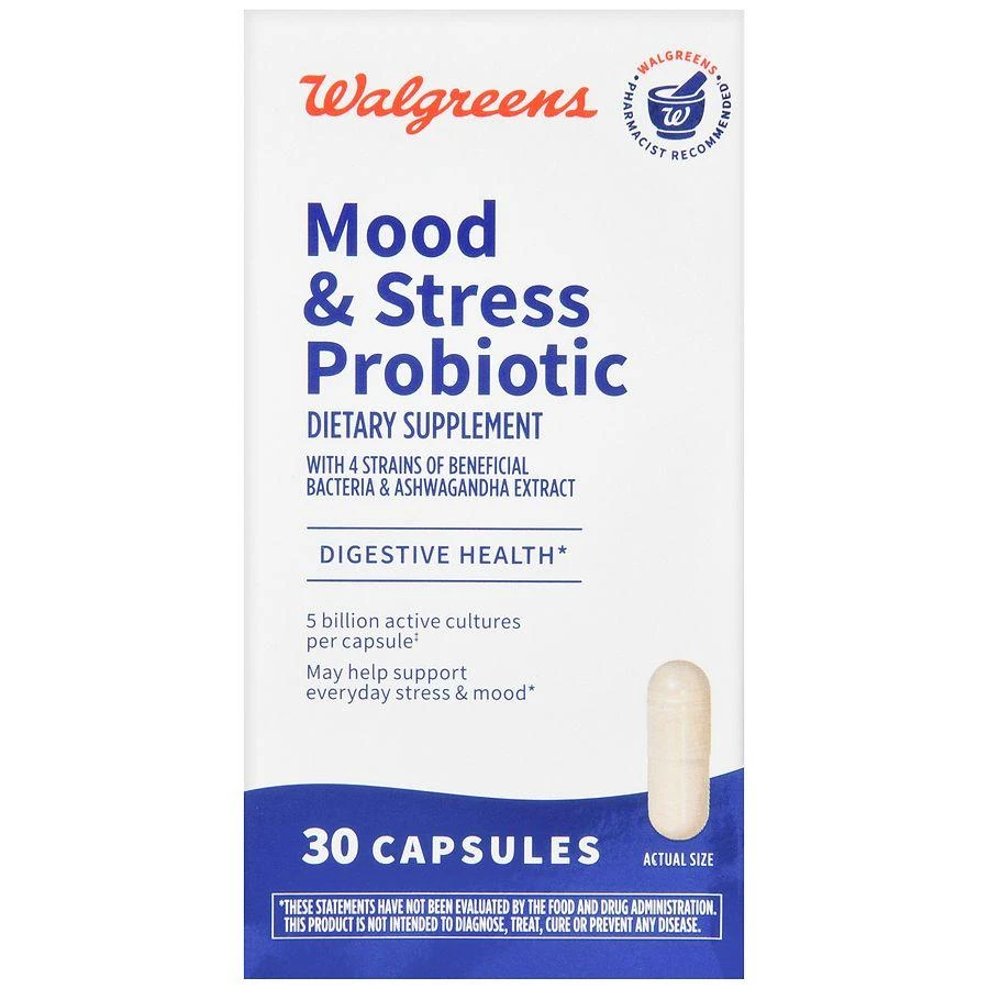 Walgreens Mood & Stress Probiotic Capsules 2