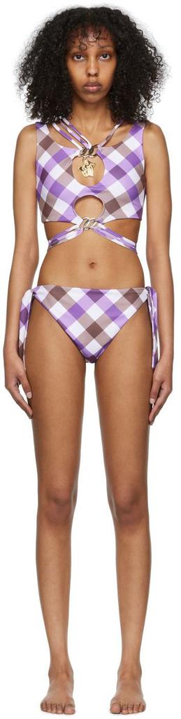 CHOPOVA LOWENA SSENSE Exclusive White Alley Bikini