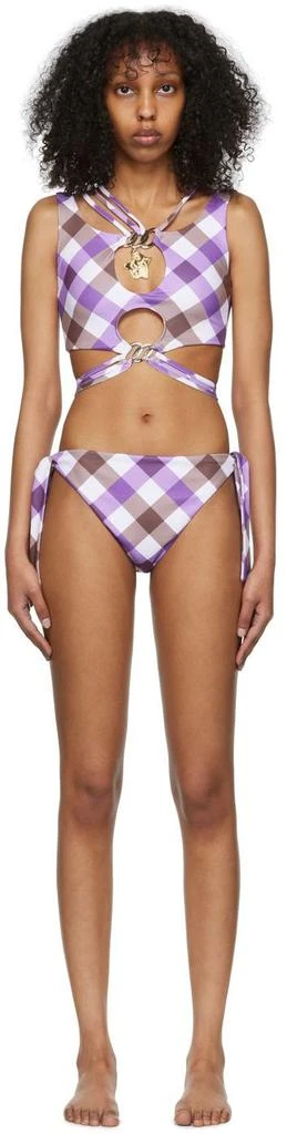 CHOPOVA LOWENA SSENSE Exclusive White Alley Bikini 1
