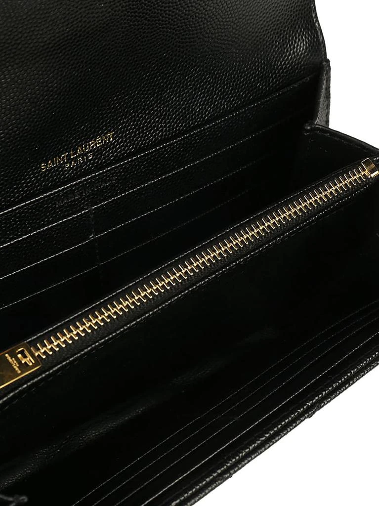 Yves Saint Laurent Saint Laurent Grain De Poudre Monogram Wallet 3