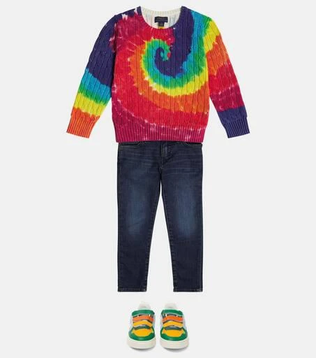 Ralph Lauren Tie-dye cable-knit cotton sweater 2