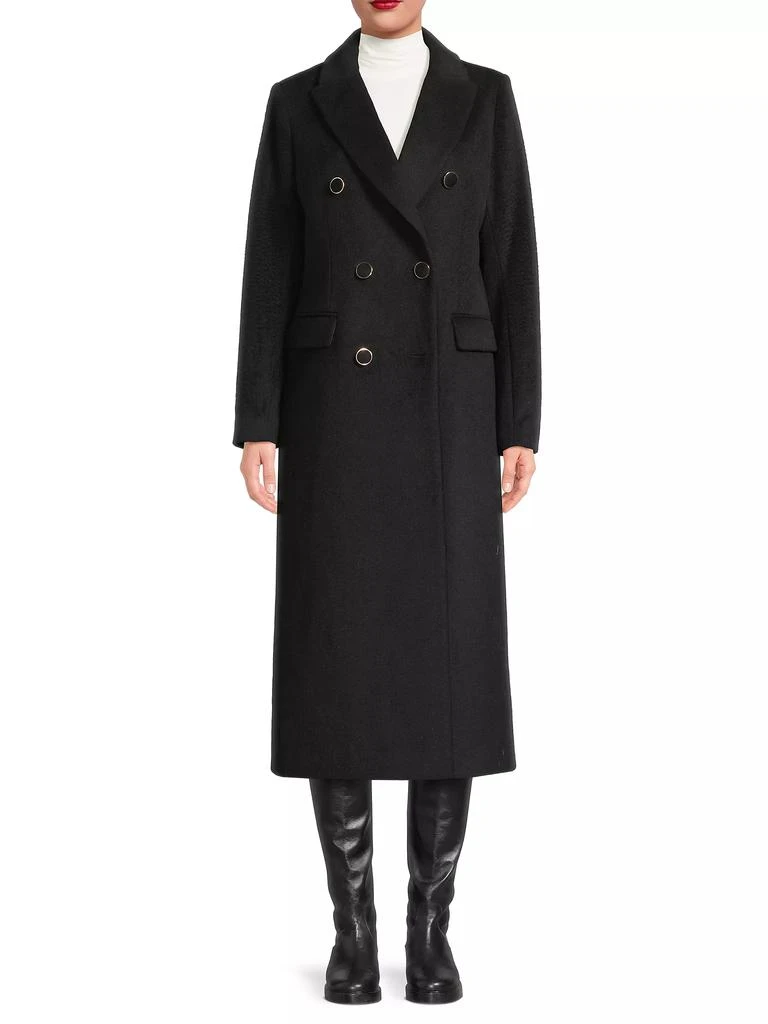 Milly Wool-Blend Double-Breasted Coat 3