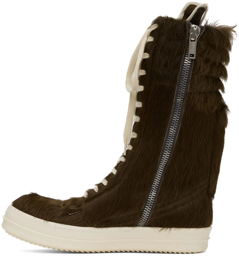 Rick Owens Brown Cargobasket Sneakers 3