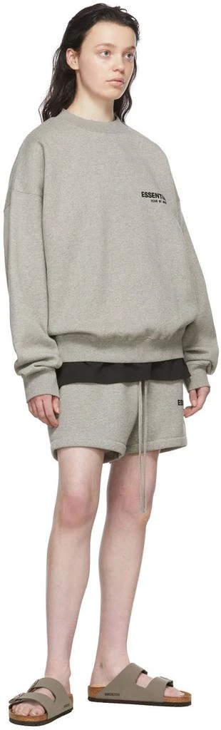 Fear of God ESSENTIALS Gray Crewneck Sweatshirt 4