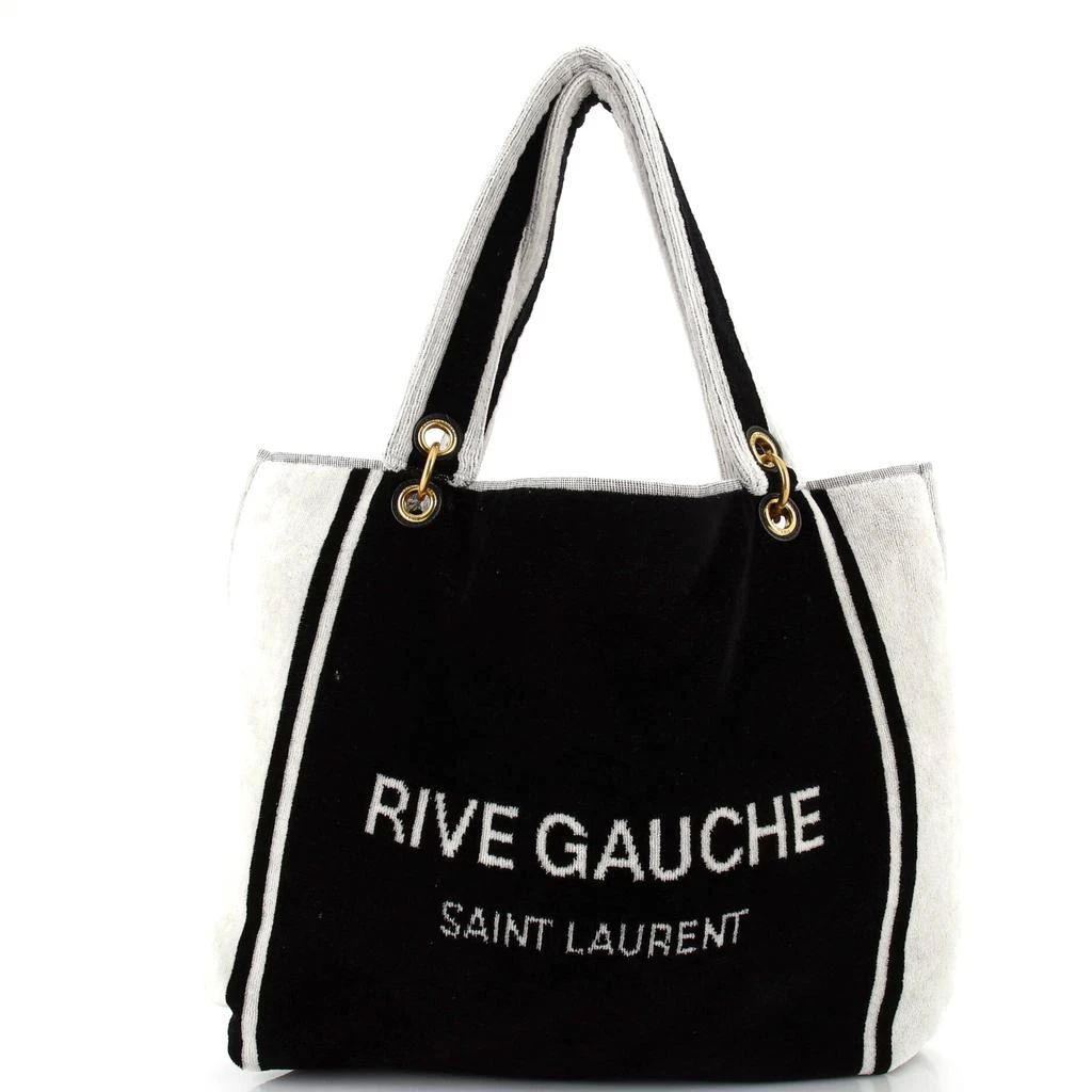 Yves Saint Laurent Rive Gauche Beach Bag Terry Cloth 3