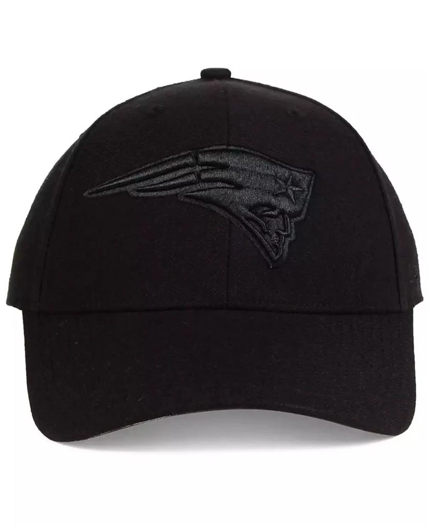 47 Brand New England Patriots Black 
Black MVP Strapback Cap 2
