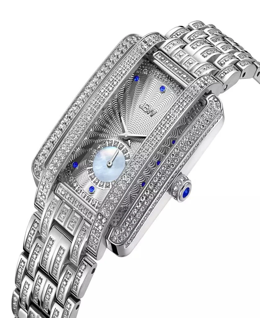 Jbw Women's Mink Platinum Series Diamond Stainless Steel Watch, 28mm 2
