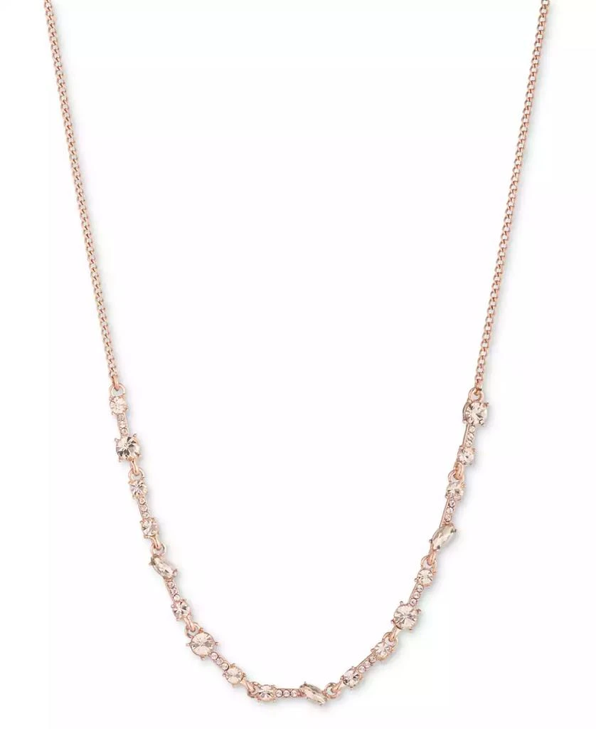 Givenchy Mixed Crystal Statement Necklace, 16" + 3" extender 1