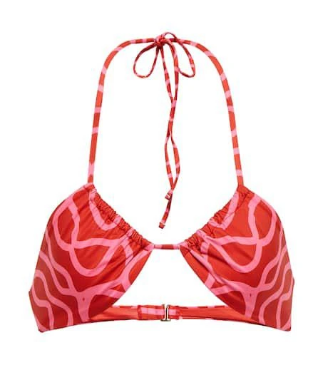 Agua by Agua Bendita Candela printed bikini top 1
