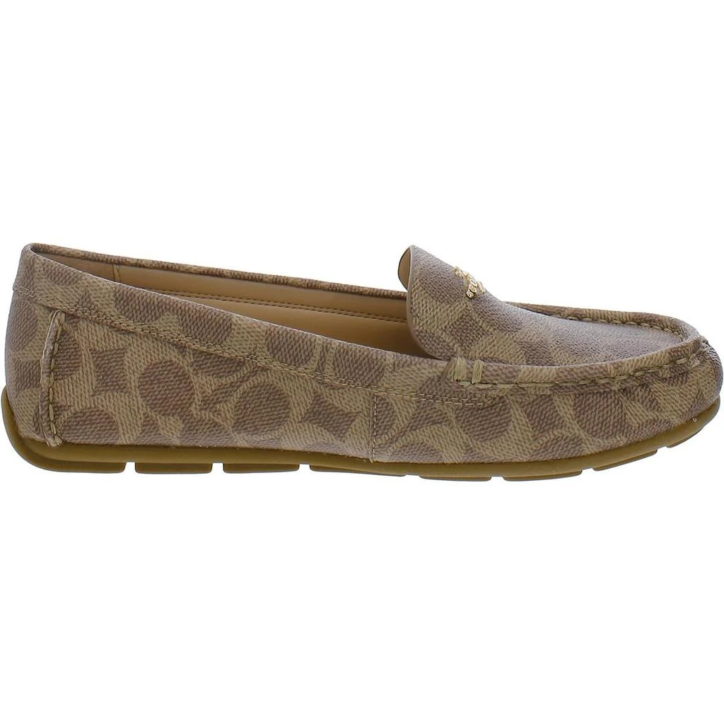 Coach Marley Womens Suede Shearling Driving Moccasins 2