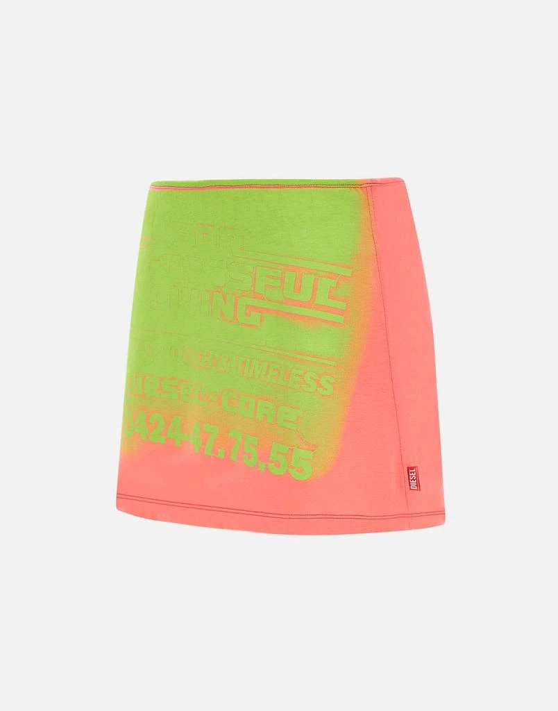 Diesel ‘O Hun’ cotton mini skirt 4