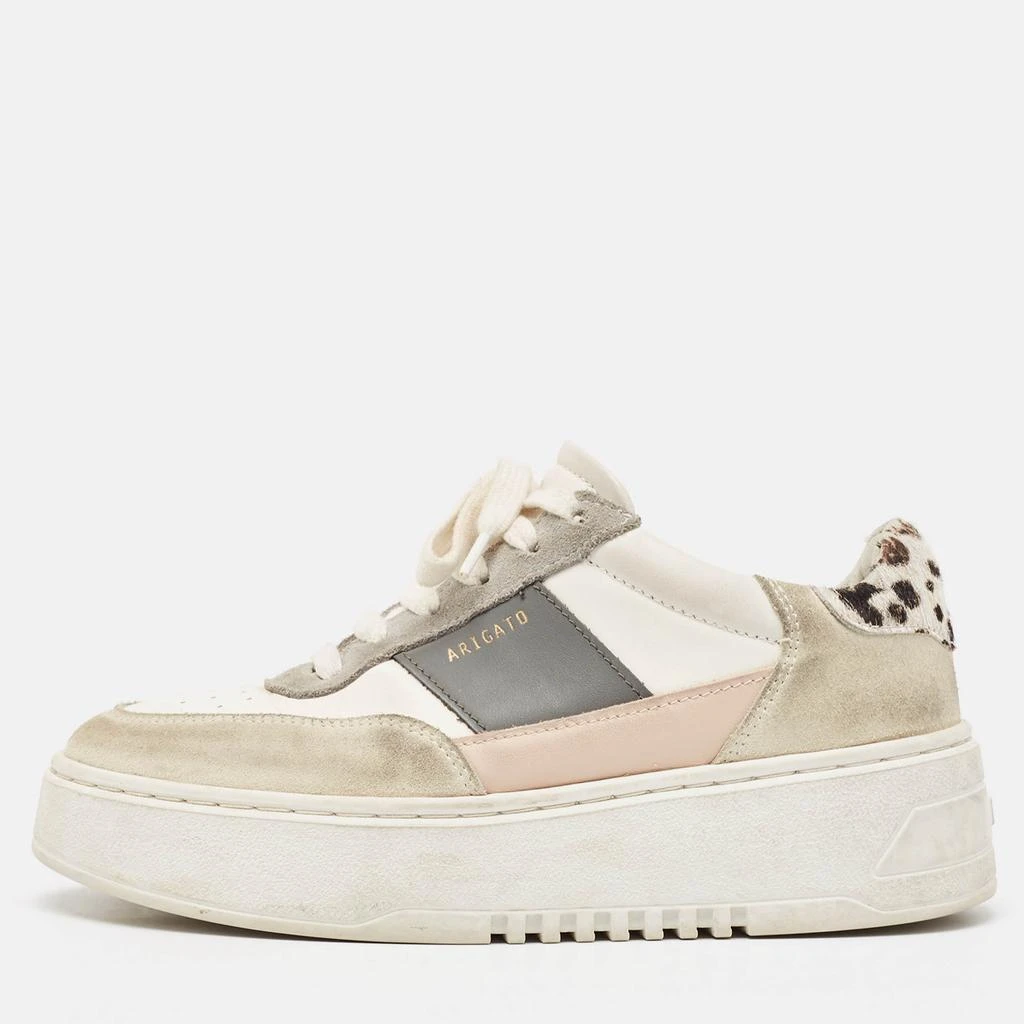 Axel Arigato Axel Arigato Multicolor Suede and Leather Low Top Sneakers Size 36 1