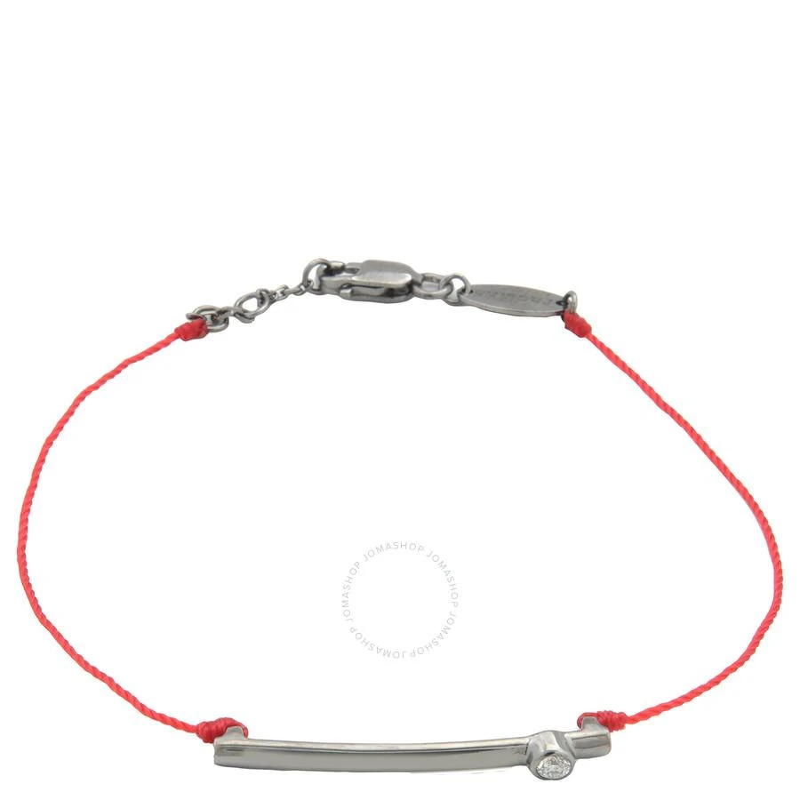 Redline Tube 0.05ct Round Diamond String Bracelet 1