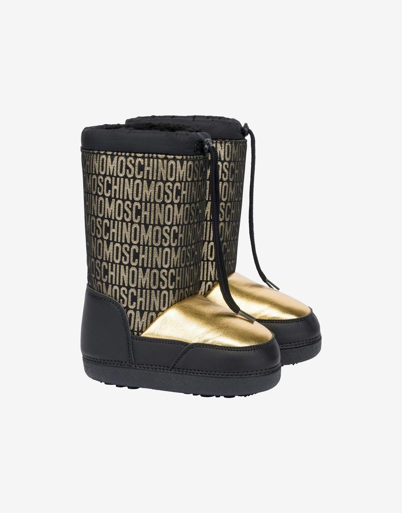 Moschino Snow Boots With Allover Logo