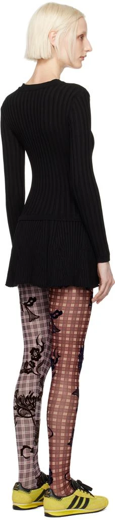CHOPOVA LOWENA Black Darlene Sweetheart Mini Dress 3