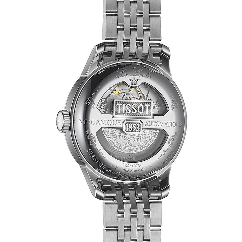 Tissot Men's Swiss Le Locle Stainless Steel Bracelet Watch 39mm 5
