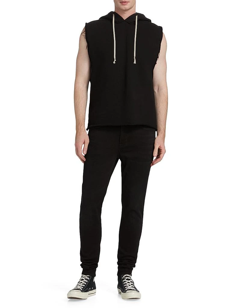 Rick Owens Cotton Sleeveless Hooded Tunic 2
