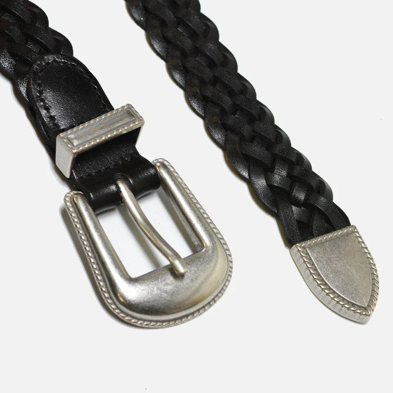 Curated Basics Western Braided Belt 2