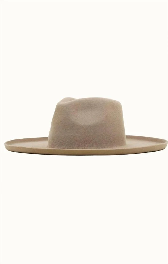 Olive & Pique Women's Lenny Hat In Light Beige 4