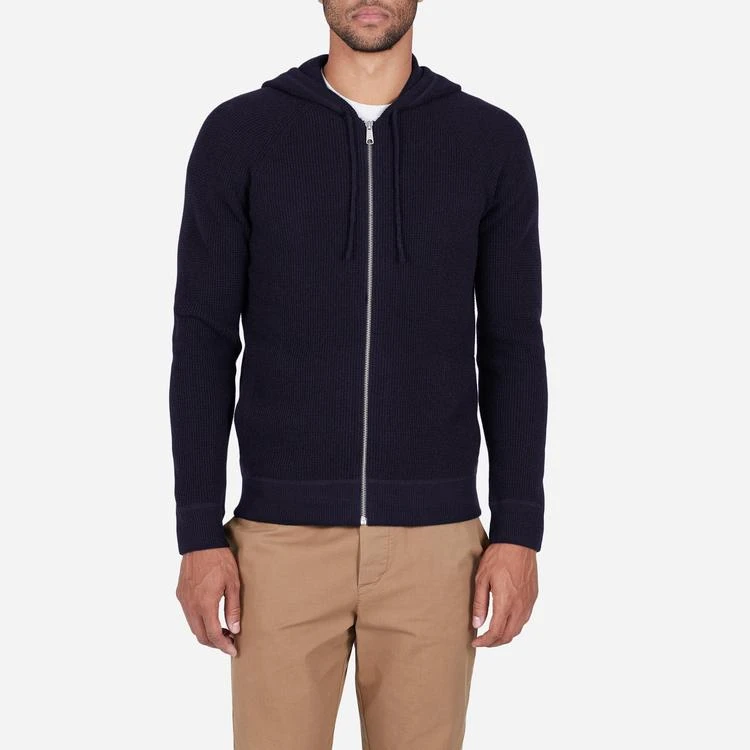 Everlane The Waffle-Knit Cashmere Zip Hoodie 2