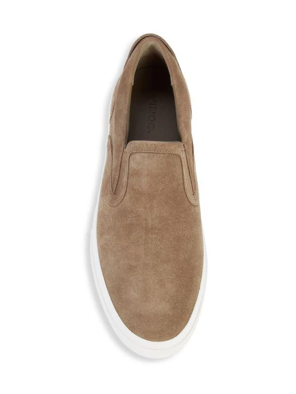 Vince Fairfax Suede Slip On Sneakers 5