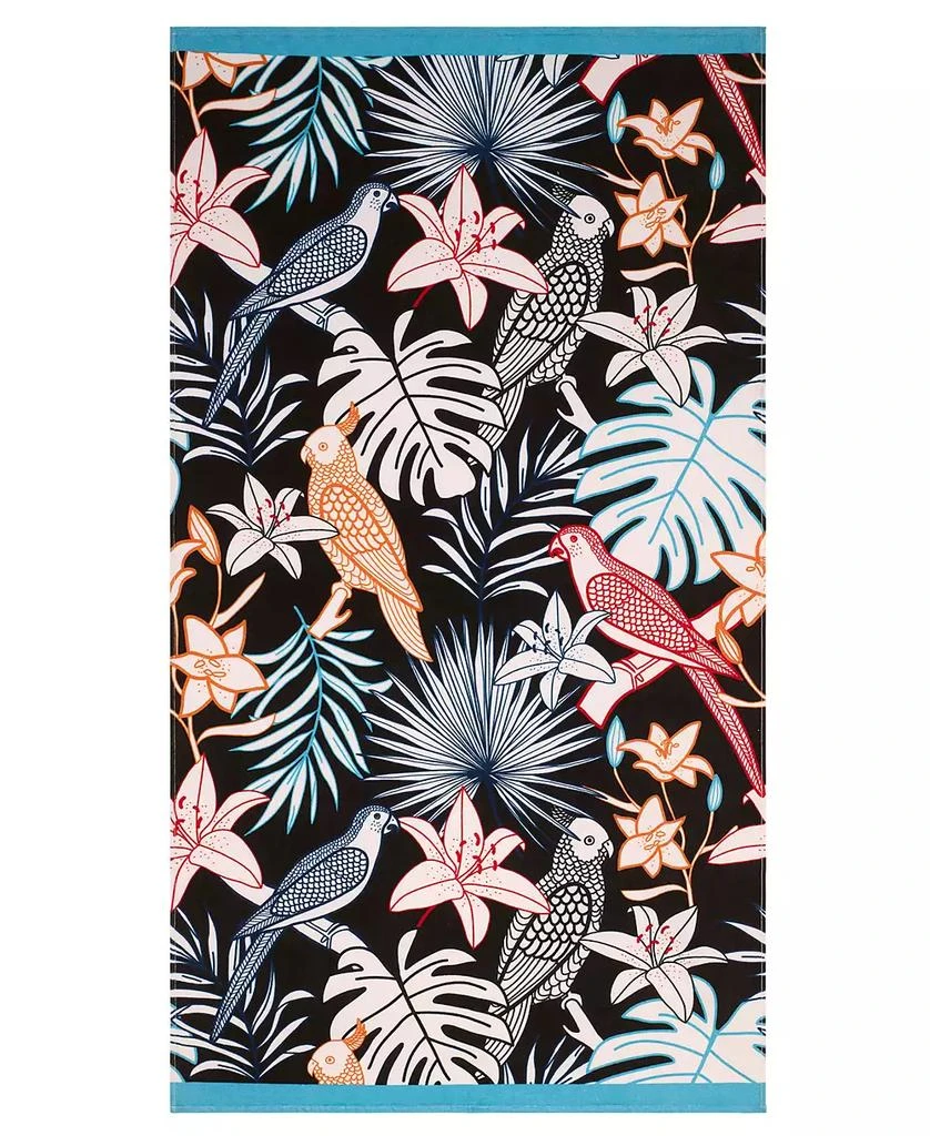 IZOD Paradise Bird Cotton Beach Towel, 70" x 40" 1