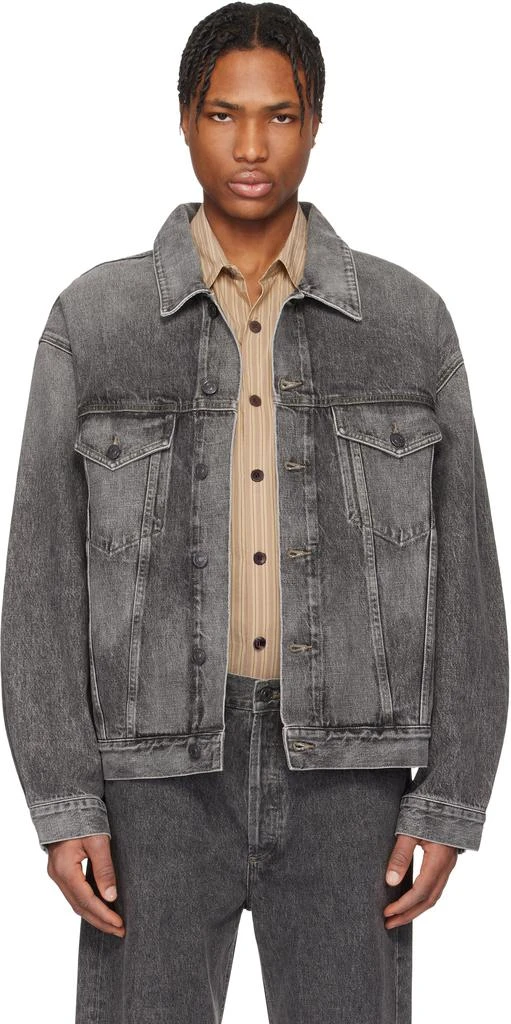 AGOLDE Gray Stefano Denim Jacket