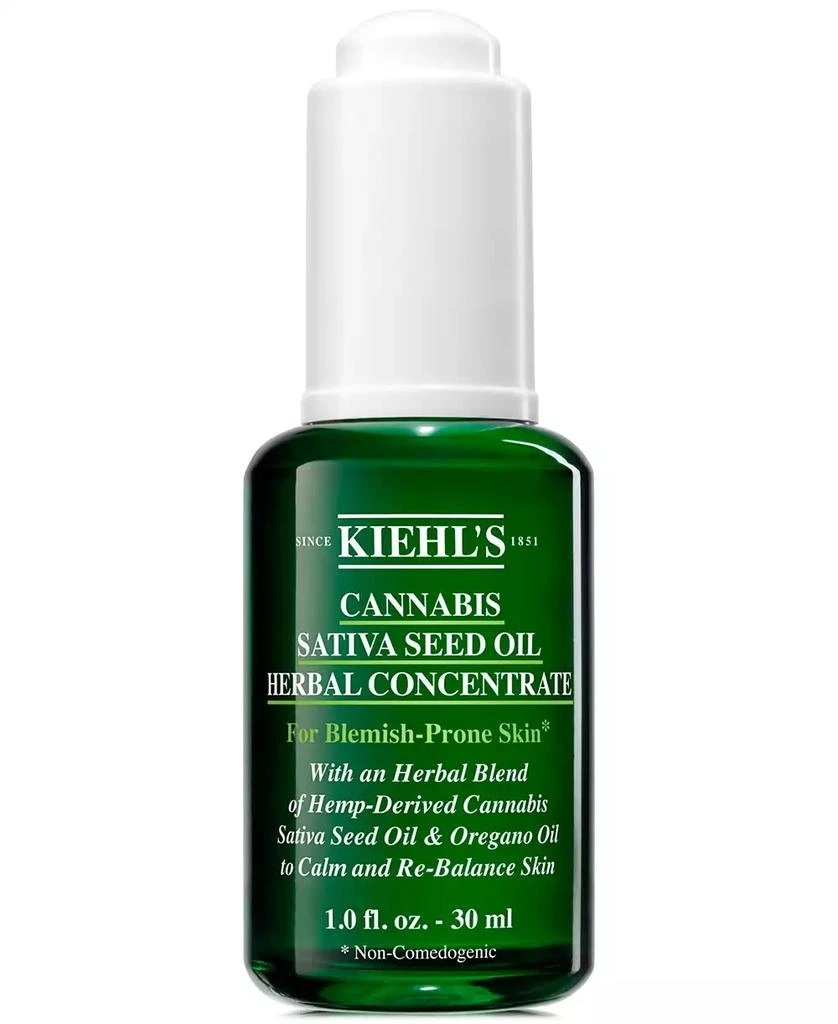 Kiehl's Cannabis Sativa Seed Oil Herbal Concentrate, 1-oz. 1
