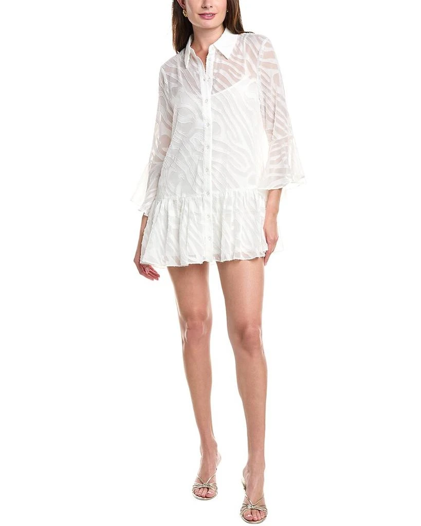 Milly Milly Vierra Burnout Mini Dress 1