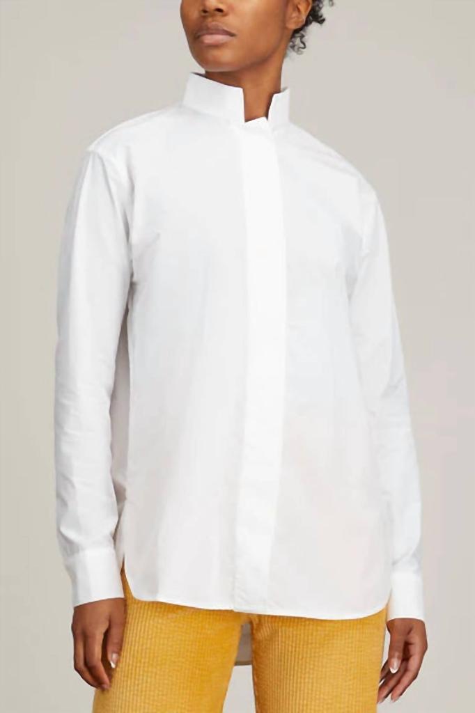 D'ESTRËE Robert Shirt In White