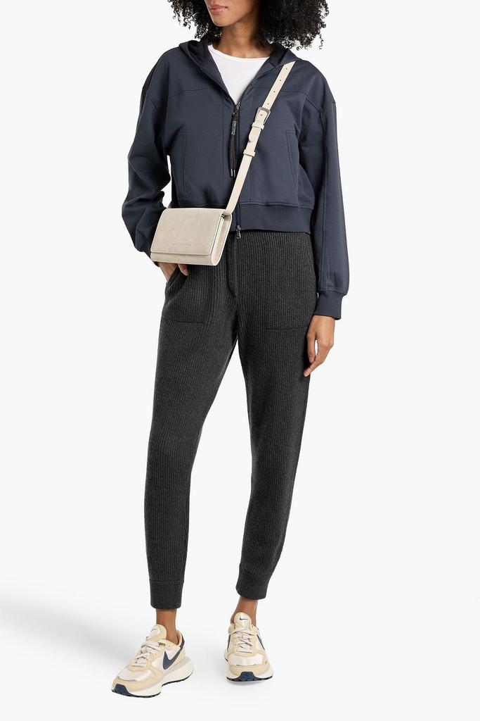 Brunello Cucinelli Ribbed cashmere track pants