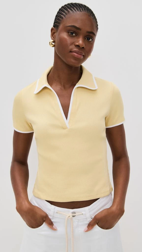 VERONICA BEARD Kearney Tee with Contrast Piping 6