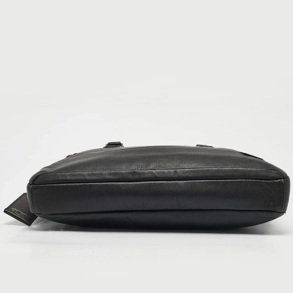 Tumi Tumi Black Leather Double Zip Briefcase Bag 6