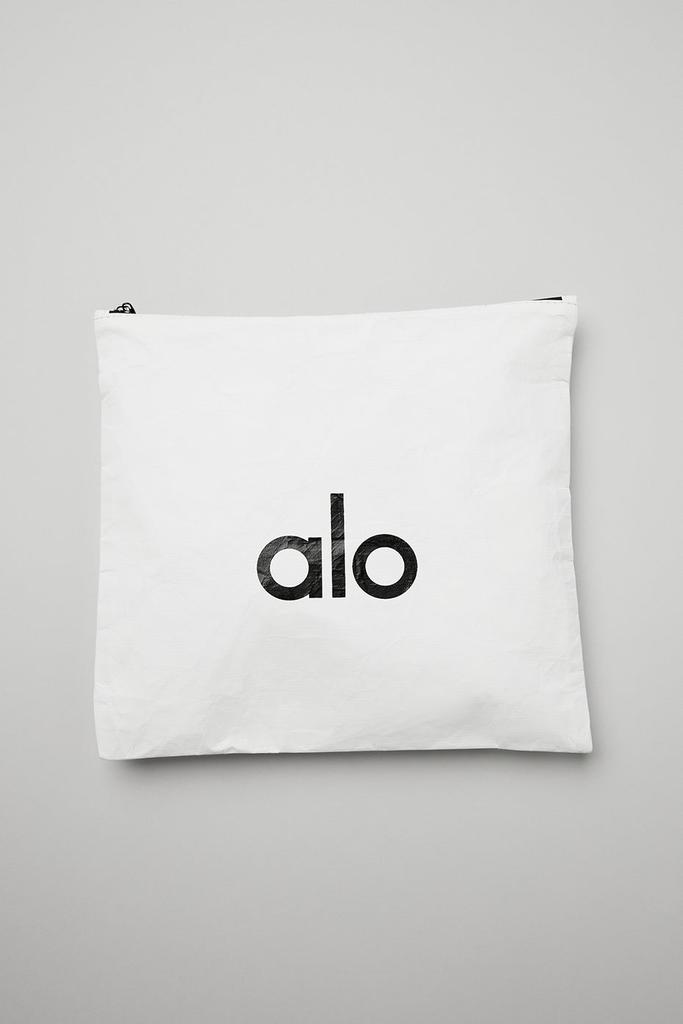 Alo Yoga Keep It Dry Fitness Zip Pouch - White