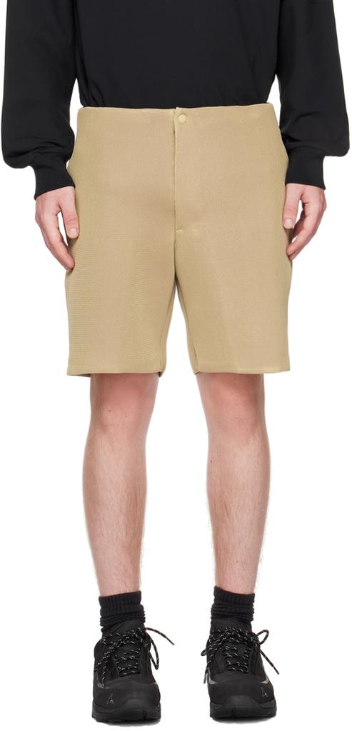 DESCENTE Beige Paneled Shorts