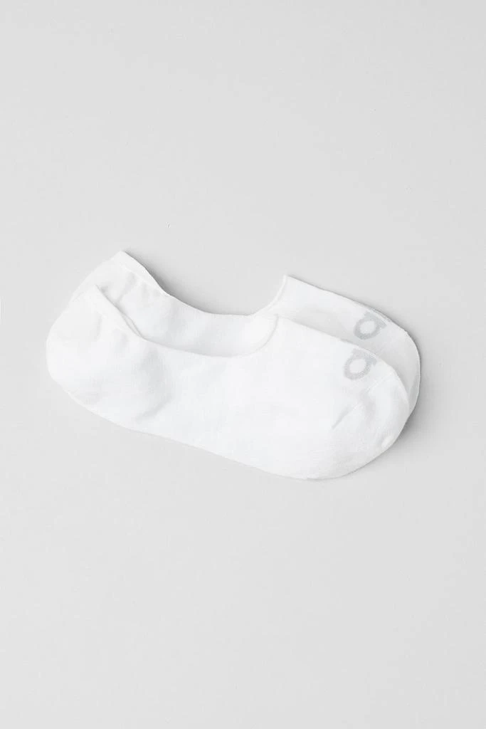 Alo Unisex Conceal Sock - White/Dove Grey 1