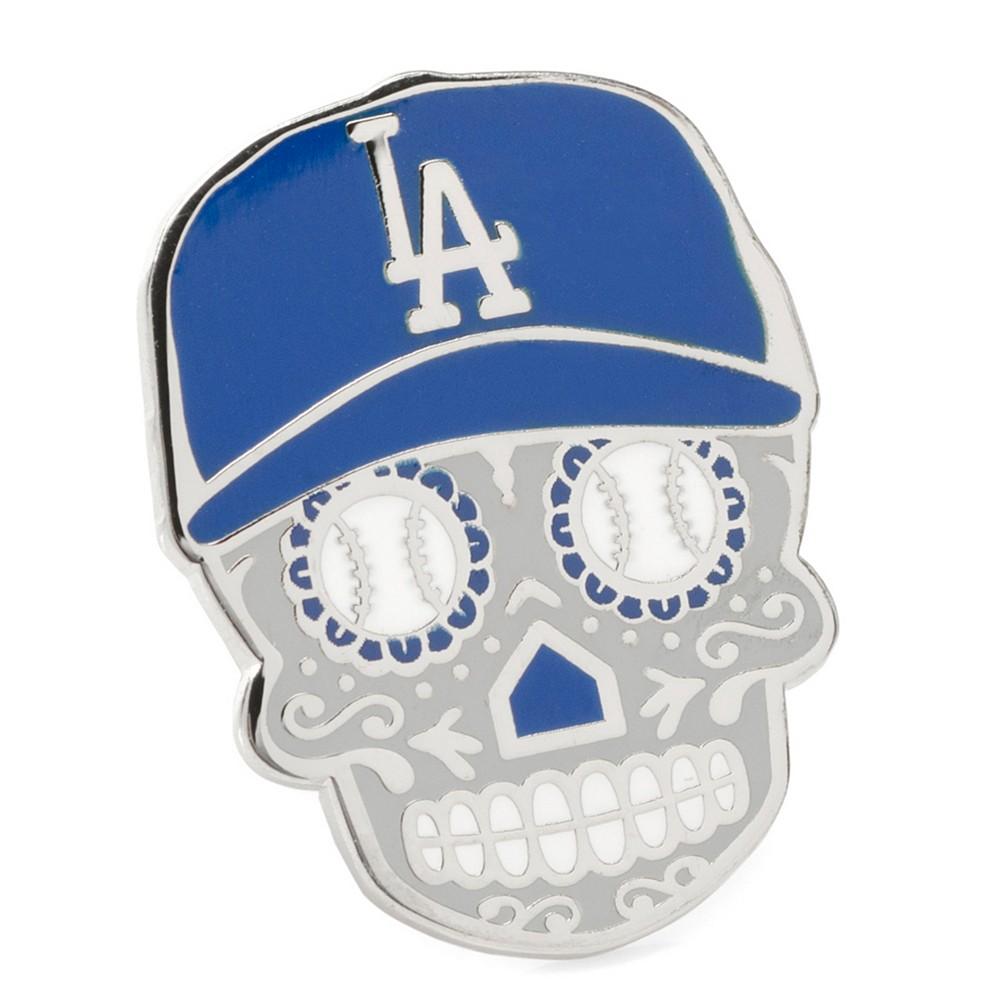 MLB Men's Los Angeles Dodgers Sugar Skull Lapel Pin