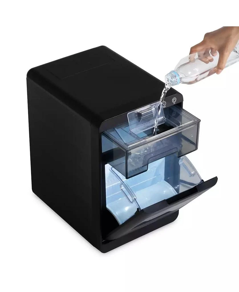 Newair Nugget Ice Maker Countertop, 44 lbs in 24 hours Ice Machine Nugget, Self Cleaning Ice Maker in Black Stainless Steel, Perfect for Home Bar, Kitchen Countertop, RV, Home Office 8