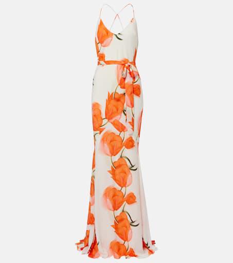 Alexandra Miro Isla floral gown