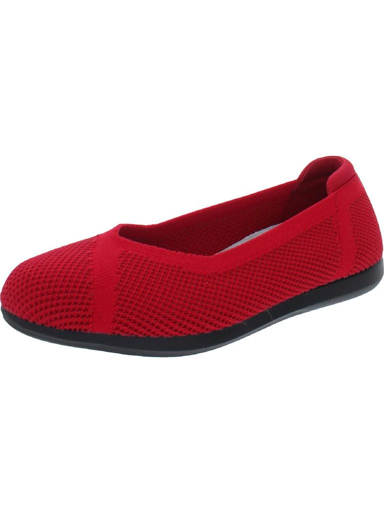 Clarks Carly Wish Womens Knit Slip On Ballet Flats 8