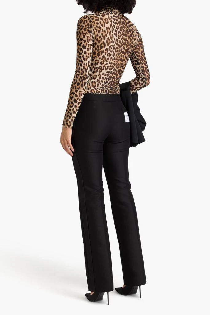 Moschino Cotton-twill bootcut pants 3