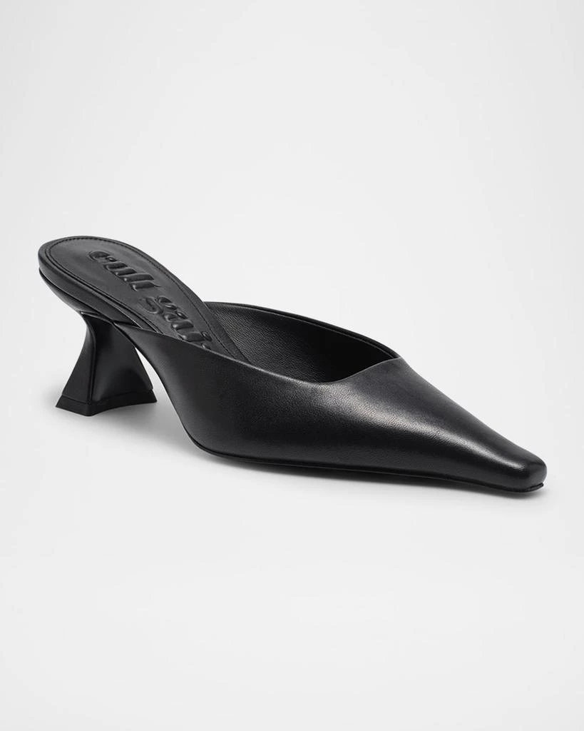 Cult Gaia Aster Leather Mules 2
