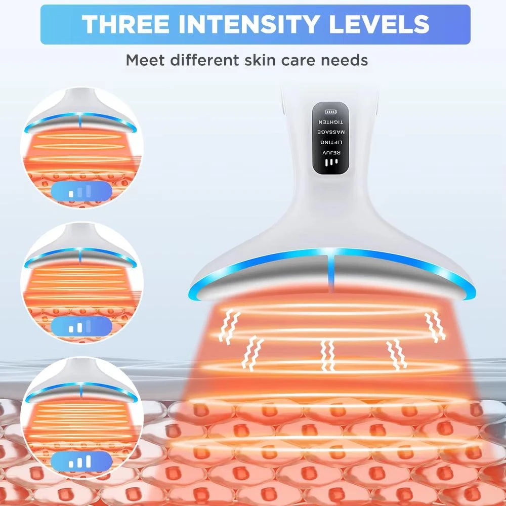 ERUULE Microcurrent Neck Beauty Device with 3 Massage Modes for Facial Lifting and Firming, Skin Tightening Care Tool 5